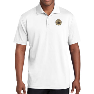 Purdue Basketball Outline LC EMB Polo - White