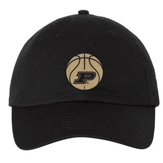 Purdue Basketball Outline EMB Dad Hat