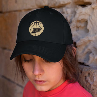 Purdue Basketball Outline EMB Dad Hat