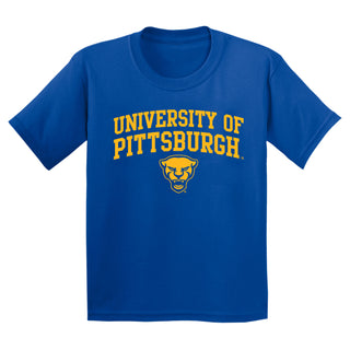 Pittsburgh Panthers Arch Logo Youth T-Shirt - Royal