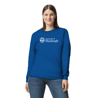 Pittsburgh Panthers Institutional Logo Long Sleeve T-Shirt - Royal