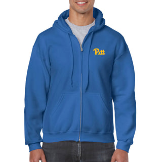 Pittsburgh Panthers Primary Logo LC Full Zip - Royal