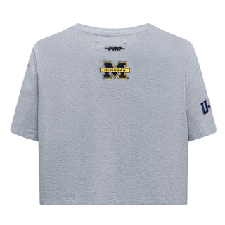 Pro Standard Michigan Women's Classic Boxy Tee - Gray