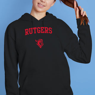 Rutgers University Scarlet Knights Arch Logo Hoodie - Black