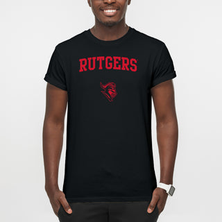 Rutgers University Scarlet Knights Arch Logo T-Shirt - Black