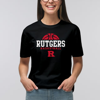 Rutgers University Scarlet Knights Basketball Hype T-Shirt - Black