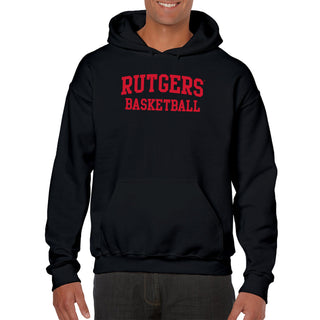 Rutgers Scarlet Knights Arch Logo Basketball Hoodie - Black