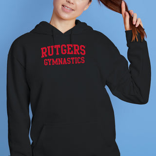 Rutgers Scarlet Knights Arch Logo Gymnastics Hoodie - Black