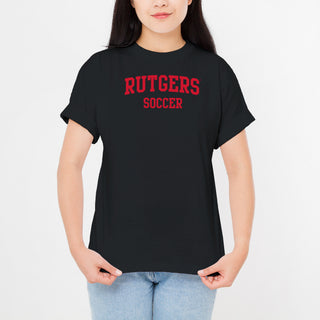 Rutgers Scarlet Knights Arch Logo Soccer T-Shirt - Black