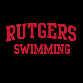 Rutgers Scarlet Knights Arch Logo Swimming Hoodie - Black