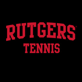 Rutgers Scarlet Knights Arch Logo Tennis T-Shirt - Black