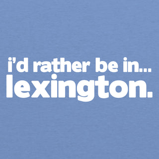 I'd Rather Be in Lexington T-Shirt - Lake Blue Triblend