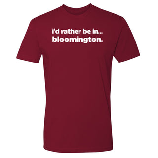 I'd Rather Be in Bloomington NLA T-Shirt - Cardinal