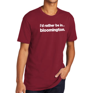 I'd Rather Be in Bloomington NLA T-Shirt - Cardinal