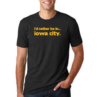 I'd Rather Be in Iowa City NLA T-Shirt - Black