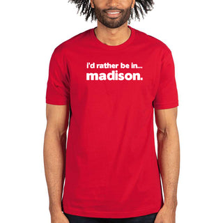 I'd Rather Be in Madison NLA T-Shirt - Red