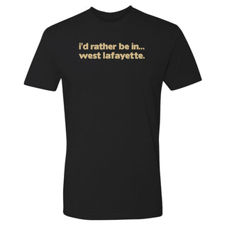 I'd Rather Be in West Lafayette NLA T-Shirt - Black