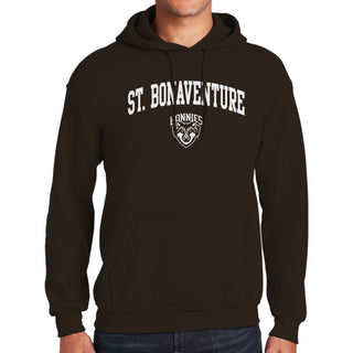 St. Bonaventure Bonnies Arch Logo Hoodie - Dark Chocolate