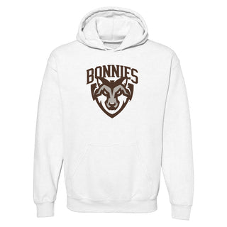 St. Bonaventure Bonnies Primary Logo Hoodie - White