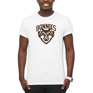 St. Bonaventure Bonnies Primary Logo T Shirt - White