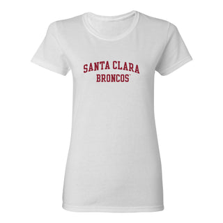 Santa Clara Broncos Arch Logo Women's T-Shirt