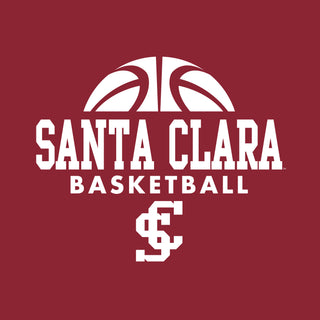 Santa Clara Broncos Basketball Hype T-Shirt - Cardinal