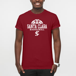 Santa Clara Broncos Basketball Hype T-Shirt - Cardinal