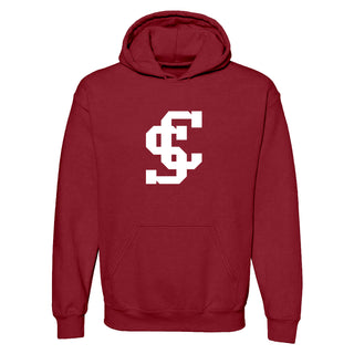 Santa Clara Broncos Primary Logo Hoodie - Cardinal