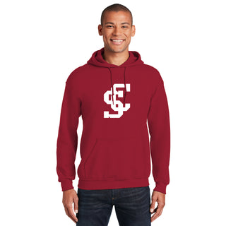 Santa Clara Broncos Primary Logo Hoodie - Cardinal