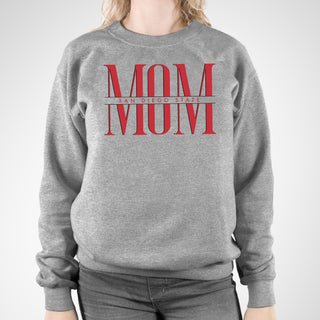 San Diego State Aztecs Classic Mom Crewneck Sweatshirt - Sport Grey