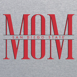 San Diego State Aztecs Classic Mom T-Shirt - Sport Grey
