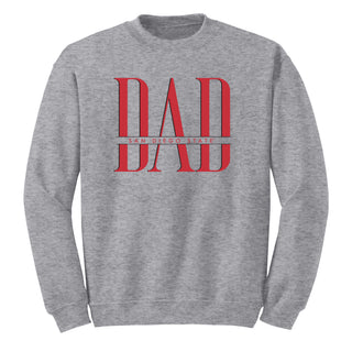 San Diego State Aztecs Classic Dad Crewneck Sweatshirt - Sport Grey