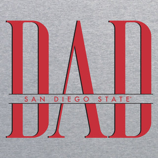 San Diego State Aztecs Classic Dad T-Shirt - Sport Grey