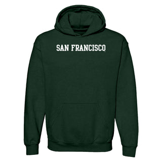 San Francisco Dons Basic Block Hoodie - Forest