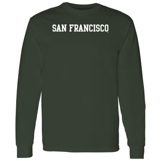 San Francisco Dons Basic Block Long Sleeve T-Shirt - Forest