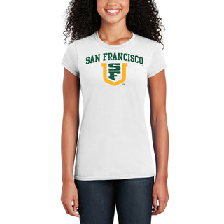 San Francisco Dons Arch Logo Womens T-Shirt