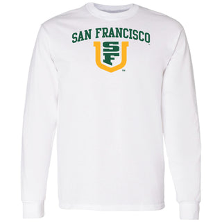 San Francisco Dons Arch Logo Long Sleeve T-Shirt