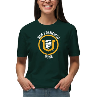 San Francisco Dons Distressed Circle Logo T-Shirt - Forest