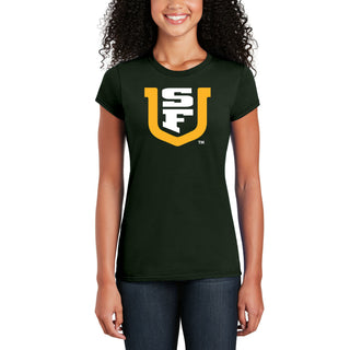 San Francisco Dons Primary Logo Womens T-Shirt - Forest