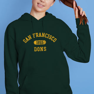 San Francisco Dons Athletic Arch Hoodie - Forest