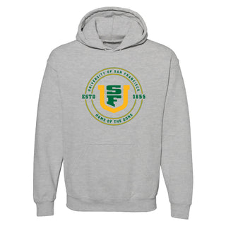 San Francisco Dons 1855 Shield Logo Hoodie - Sport Grey