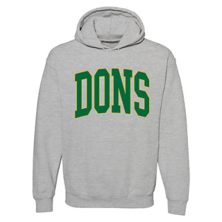 San Francisco Dons Mega Arch Hoodie - Sport Grey