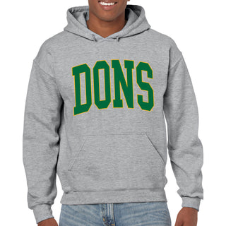 San Francisco Dons Mega Arch Hoodie - Sport Grey