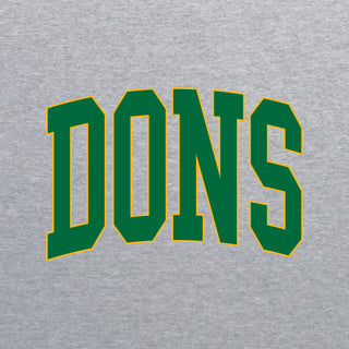 San Francisco Dons Mega Arch Crewneck Sweatshirt - Sport Grey