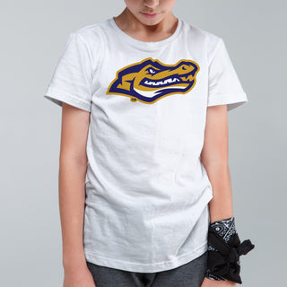 San Francisco State University Gators Primary Logo Youth T-Shirt - White