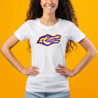 San Francisco State University Gators Primary Logo Women's T-Shirt - White