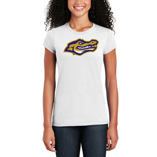 San Francisco State University Gators Primary Logo Women's T-Shirt - White