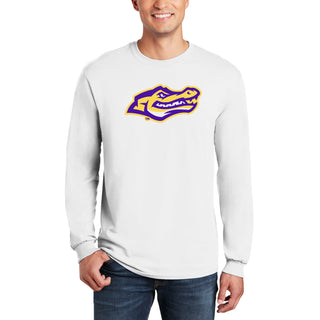 San Francisco State University Gators Primary Logo Long Sleeve T-Shirt - White