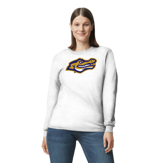 San Francisco State University Gators Primary Logo Long Sleeve T-Shirt - White