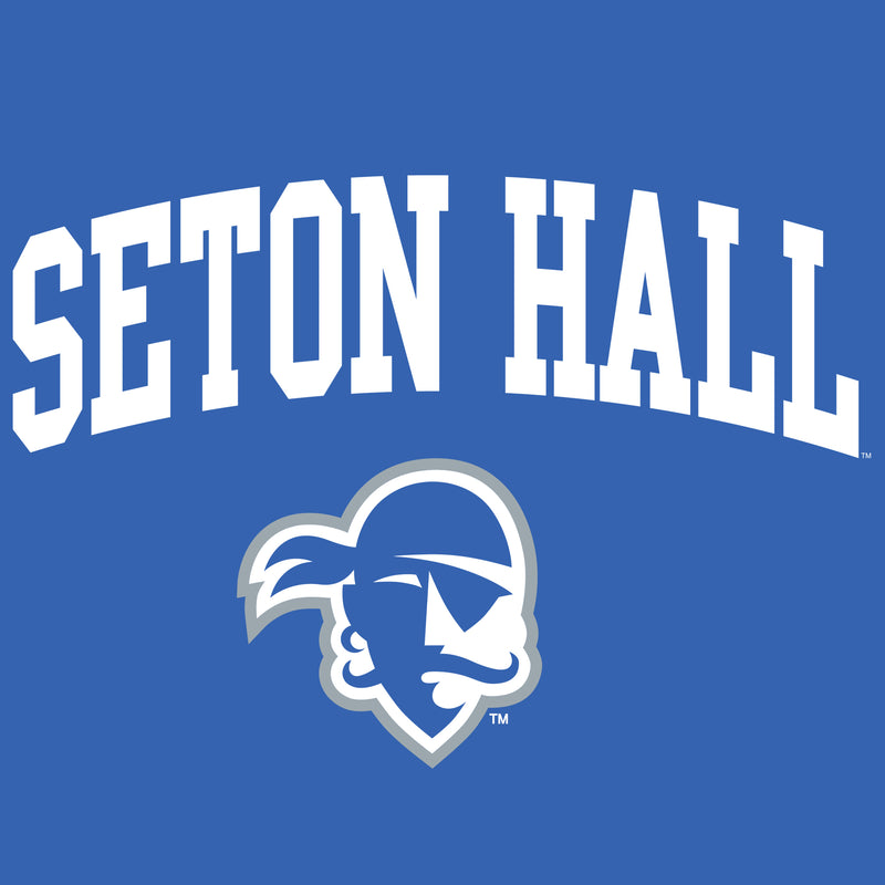 Seton Hall University Pirates Arch Logo Heavy Blend Hoodie - Royal